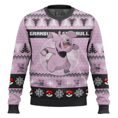 Pokemon Gen 2 Granbull Ugly Christmas Sweater
