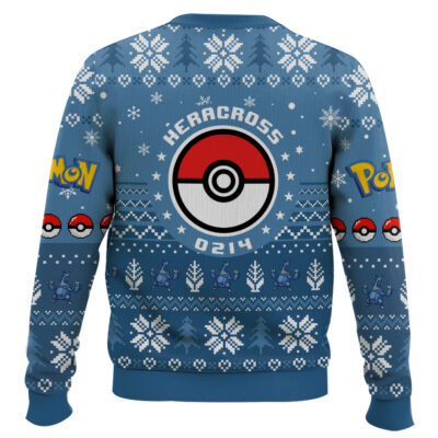 Hooktab Pokemon Gen 2 Heracross Ugly Christmas Sweater