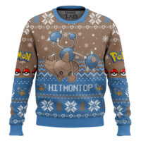 Hooktab Pokemon Gen 2 Hitmontop Ugly Christmas Sweater