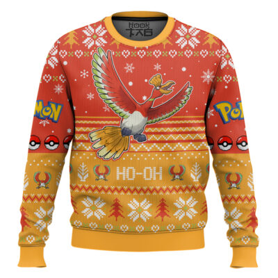 Pokemon Gen 2 Ho-oh Ugly Christmas Sweater