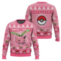 Hooktab Pokemon Gen 2 Hoppip Ugly Christmas Sweater