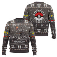 Hooktab Pokemon Gen 2 Houndoom Ugly Christmas Sweater