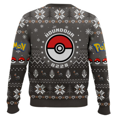 Hooktab Pokemon Gen 2 Houndour Ugly Christmas Sweater