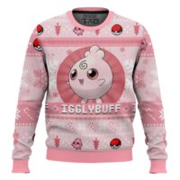 Hooktab Pokemon Gen 2 Igglybuff Ugly Christmas Sweater