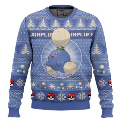 Pokemon Gen 2 Jumpluff Ugly Christmas Sweater