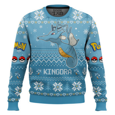 Pokemon Gen 2 Kingdra Ugly Christmas Sweater