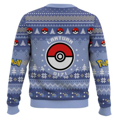 Hooktab Pokemon Gen 2 Lanturn Ugly Christmas Sweater