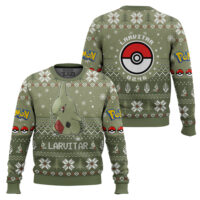 Hooktab Pokemon Gen 2 Larvitar Ugly Christmas Sweater