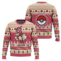 Hooktab Pokemon Gen 2 Ledian Ugly Christmas Sweater