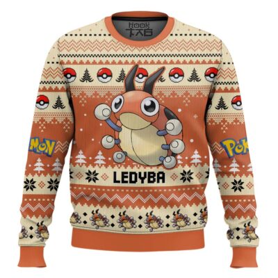 Pokemon Gen 2 Ledyba Ugly Christmas Sweater