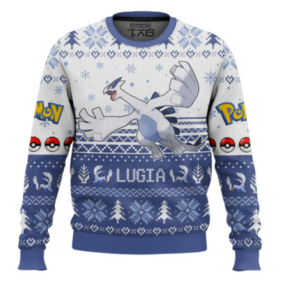 Pokemon Gen 2 Lugia Ugly Christmas Sweater