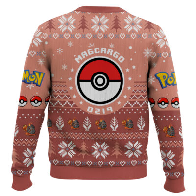 Hooktab Pokemon Gen 2 Magcargo Ugly Christmas Sweater
