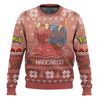 Pokemon Gen 2 Magcargo Ugly Christmas Sweater