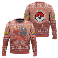 Hooktab Pokemon Gen 2 Magcargo Ugly Christmas Sweater