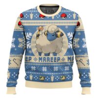 Hooktab Pokemon Gen 2 Mareep Ugly Christmas Sweater