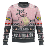 Hooktab Pokemon Gen 2 Miltank Ugly Christmas Sweater