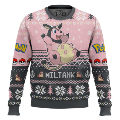 Pokemon Gen 2 Miltank Ugly Christmas Sweater