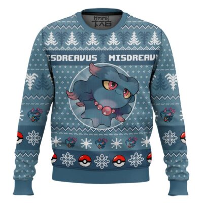 Pokemon Gen 2 Misdreavus Ugly Christmas Sweater