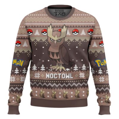 Pokemon Gen 2 Noctowl Ugly Christmas Sweater