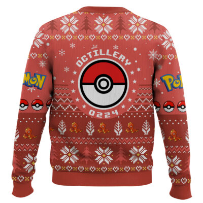 Hooktab Pokemon Gen 2 Octillery Ugly Christmas Sweater