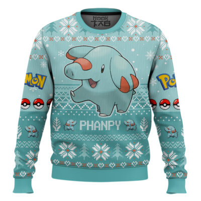 Pokemon Gen 2 Phanpy Ugly Christmas Sweater