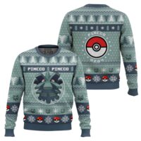 Hooktab Pokemon Gen 2 Pineco Ugly Christmas Sweater
