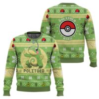 Hooktab Pokemon Gen 2 Politoed Ugly Christmas Sweater