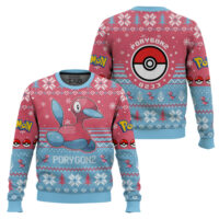 Hooktab Pokemon Gen 2 Porygon2 Ugly Christmas Sweater