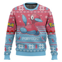 Hooktab Pokemon Gen 2 Porygon2 Ugly Christmas Sweater