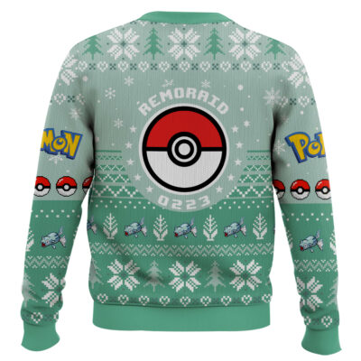 Hooktab Pokemon Gen 2 Remoraid Ugly Christmas Sweater