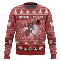 Hooktab Pokemon Gen 2 Scizor Ugly Christmas Sweater