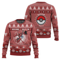 Hooktab Pokemon Gen 2 Scizor Ugly Christmas Sweater