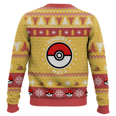 Hooktab Pokemon Gen 2 Shuckle Ugly Christmas Sweater