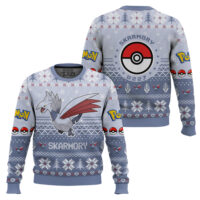 Hooktab Pokemon Gen 2 Skarmory Ugly Christmas Sweater