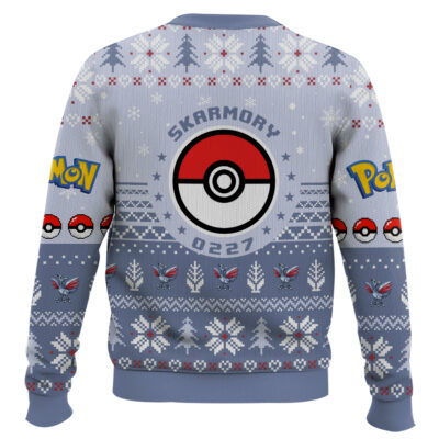 Hooktab Pokemon Gen 2 Skarmory Ugly Christmas Sweater