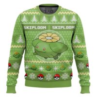 Hooktab Pokemon Gen 2 Skiploom Ugly Christmas Sweater
