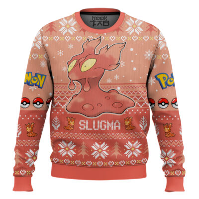 Pokemon Gen 2 Slugma Ugly Christmas Sweater
