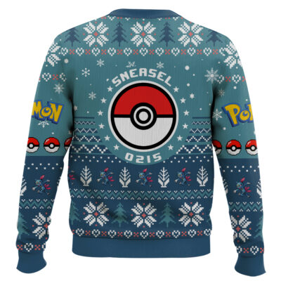 Hooktab Pokemon Gen 2 Sneasel Ugly Christmas Sweater