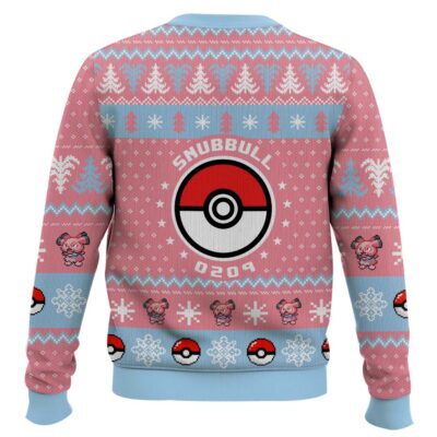 Hooktab Pokemon Gen 2 Snubbull Ugly Christmas Sweater