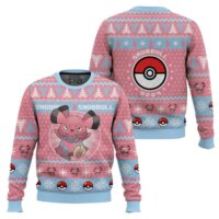 Hooktab Pokemon Gen 2 Snubbull Ugly Christmas Sweater