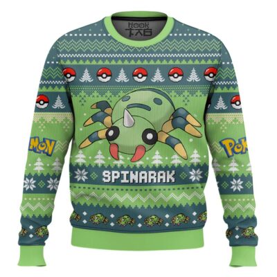 Pokemon Gen 2 Spinarak Ugly Christmas Sweater