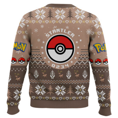 Hooktab Pokemon Gen 2 Stantler Ugly Christmas Sweater