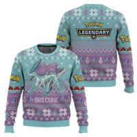 Hooktab Pokemon Gen 2 Suicune Ugly Christmas Sweater