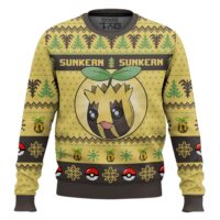Hooktab Pokemon Gen 2 Sunkern Ugly Christmas Sweater