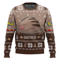 Hooktab Pokemon Gen 2 Swinub Ugly Christmas Sweater