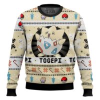 Hooktab Pokemon Gen 2 Togepi Ugly Christmas Sweater