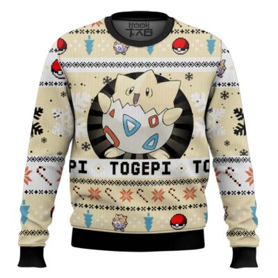 Pokemon Gen 2 Togepi Ugly Christmas Sweater