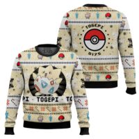 Hooktab Pokemon Gen 2 Togepi Ugly Christmas Sweater