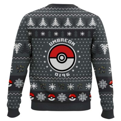 Hooktab Pokemon Gen 2 Umbreon Ugly Christmas Sweater