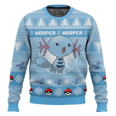Pokemon Gen 2 Wooper Ugly Christmas Sweater